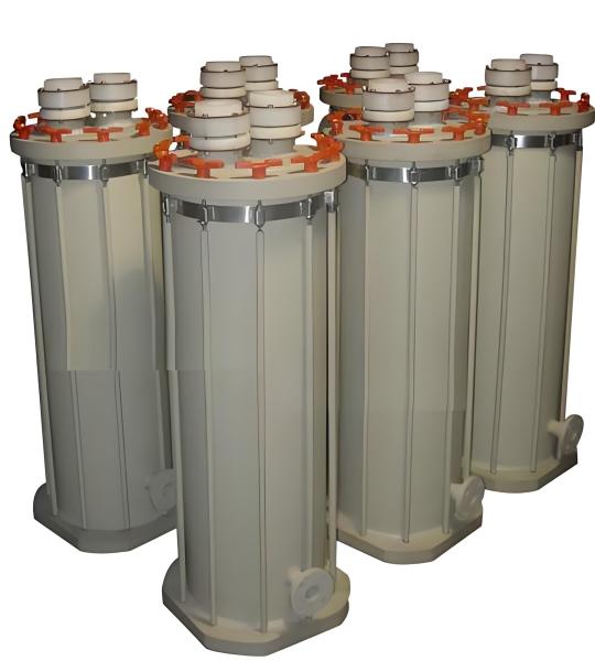 Teflon Tube Heat Exchanger Designed for Up To 250 Degrees Celsius Equipment Total 1200 Country Of Origin