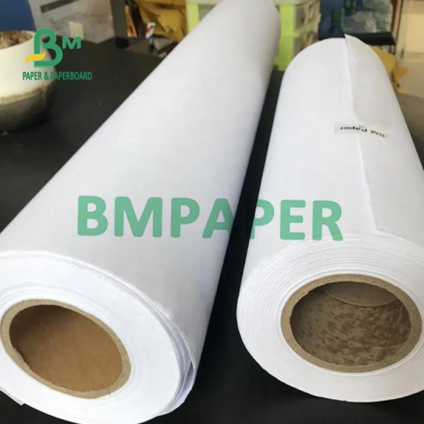 Plotter Paper CAD White Coated Rolls 5rolls Per Carton 80gsm 914mm X 50yards Бумага прокладчика CAD белый покрытый Rolls 5rolls согласно с коробка 80gsm 914mm x 50yards