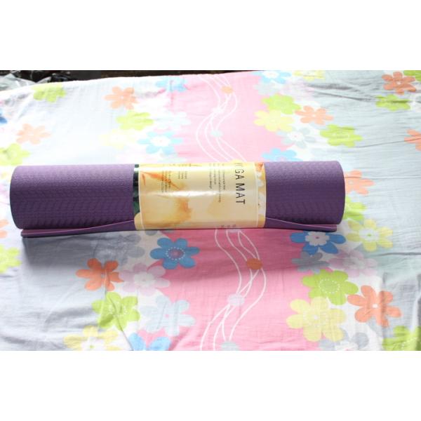 TPE yoga mat with label /best yoga mat for wholesale
