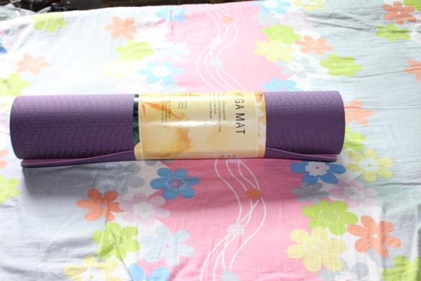 TPE yoga mat with label /best yoga mat for wholesale