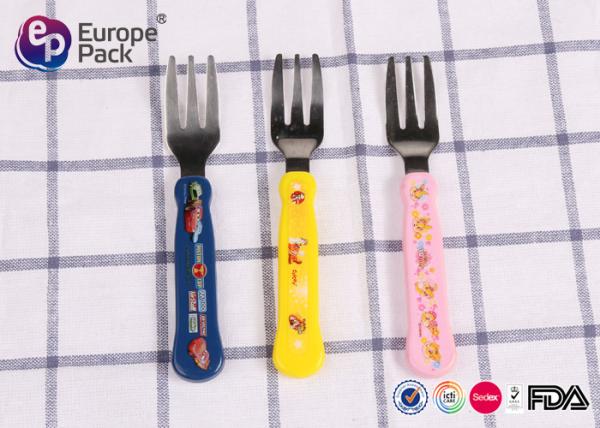 Childs Personalised Cutlery Set Pantone Color Stainless Steel HIPS