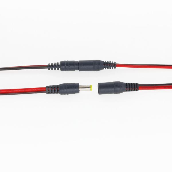 5.5mm x 2.1mm 10 inch (30cm) DC Power Pigtail Extension Cable Female
