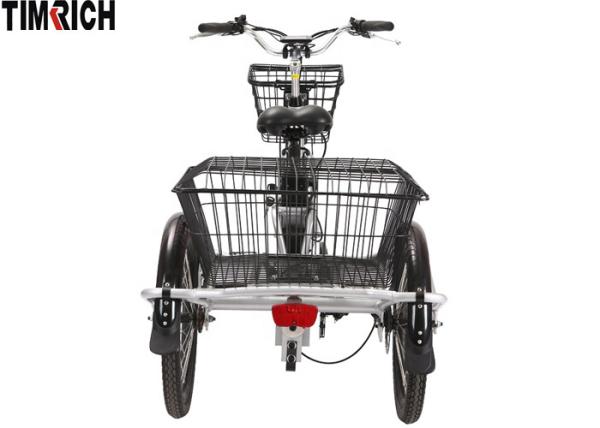 350 Watt Cargo Electric Battery Powered Bike 3 Wheels LCD Display TM-BGL-ET01