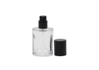 Le mur épais de luxe 50ml vident les bouteilles de parfum en verre avec la pompe de parfum