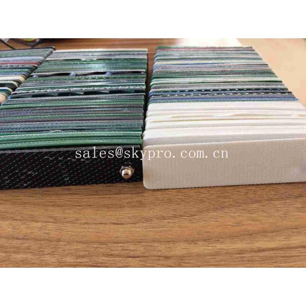 Листы высокопрочного грубого ламината зеленого цвета черноты конвейерной ленты ПВК огнезамедлительные резиновые