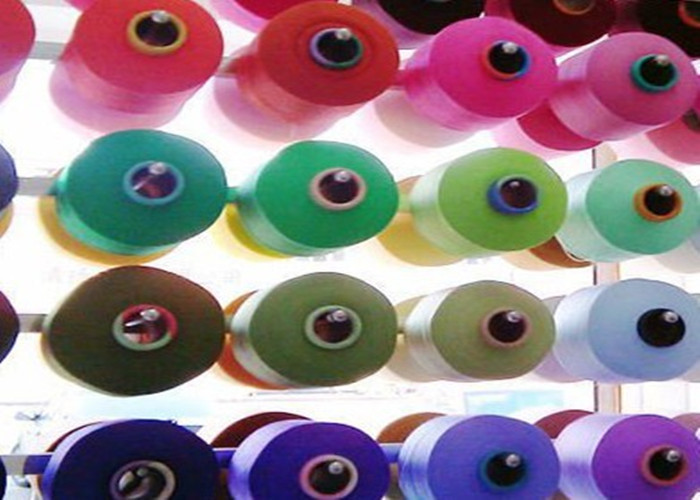 Dope Dyed Colored Polypropylene PP Yarn DTY 150D For Socks / Gloves Knitting