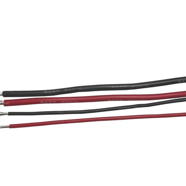 Rubber Insulated 8.5mm Silicone Heating Wire Tinned Copper 6 Awg Silicone Wire