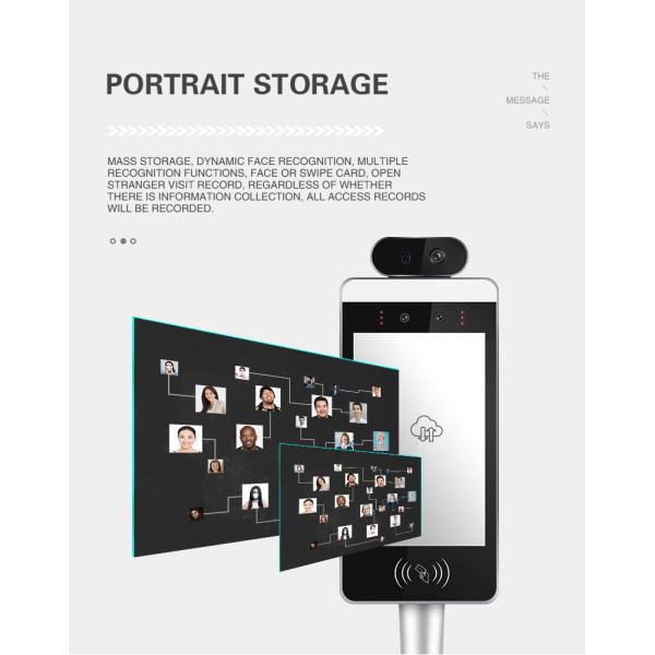 Детектора температуры распознавания лиц 16GB функциональное автоматического Multi