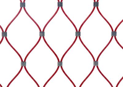 Staircase Railing 2.4mm Inox Wire Mesh 316L Diamond Shape Metal Mesh
