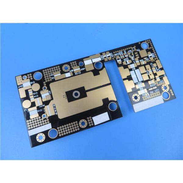 Усилители наивысшей мощности RF-60TC удваивают, который встали на сторону Taconic покрытие маски припоя черноты PCB 30mil