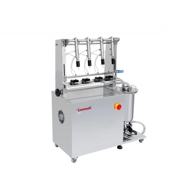 10 Heads Filling Machine for Perfume Liquid Negative Pressure Stainless Steel 316L