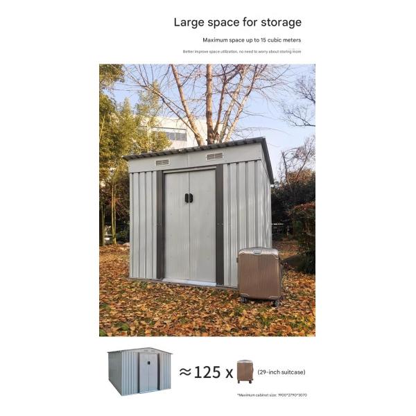 Roof Composite House for Steel Structure Outdoor Storage Room within Postmodern Design Style