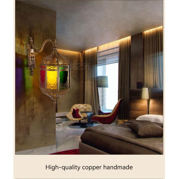 Projet d'éclairage pour balcon de couleur en cuivre vintage