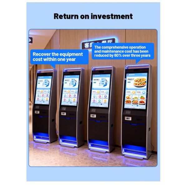 Self Checkin Kiosk with 1920X1080 Resolution Capacitive Touch 10 Point Screen and Intel Core I5 Processor