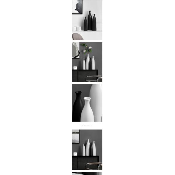 Post-modern Ceramic Vase Pot for Tabletop Decor in Modern Living Room Interior Design