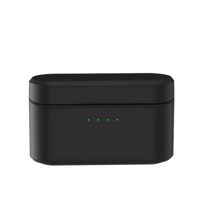TWS Fones de ouvido sem fio com o fone de ouvido do banco do poder com cor preta da capacidade da bateria 70mAh