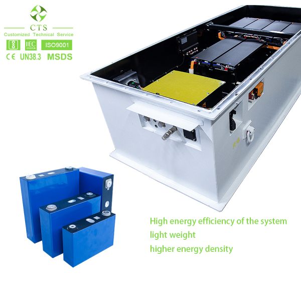 Automated Guided Vehicle (AGV) Batteries 400V 600V 80kWh 100kWh High-voltage Fast-charging Lithium Battery Packs