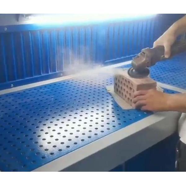 Industrial Electric Downdraft Bench / Dust Control Metal Downdraft Table