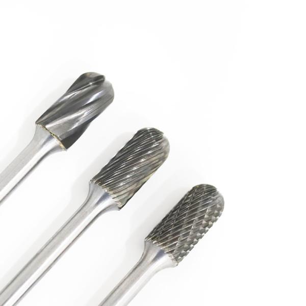 Tungsten Carbide Rotary Burr Cylinder Shape with Radius End Cut