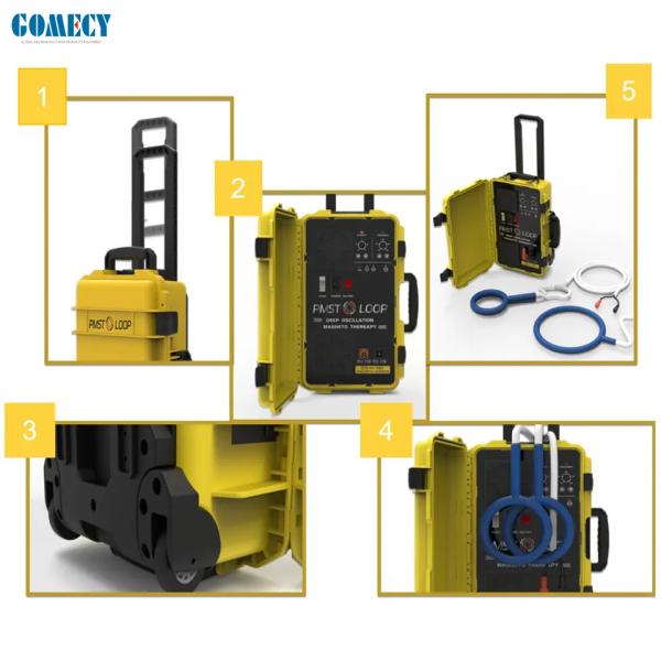 PMST Loop Pulsed Magnetic Therapy Machine Con Butterfly Loop Para Aliviar el Dolor