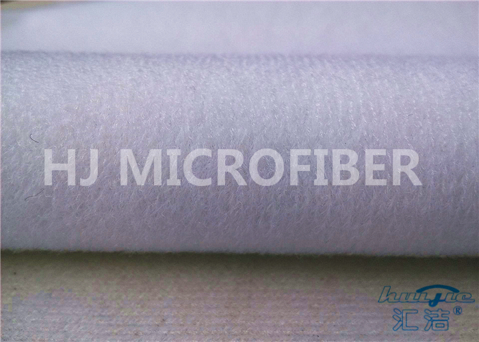 Естественный белый Собственн-Прилипатель 58 ткани петли велкро Microfiber/60