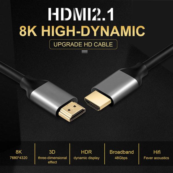 10M OEM 4K HDMI To HDMI Cable Durable Nylon Braided