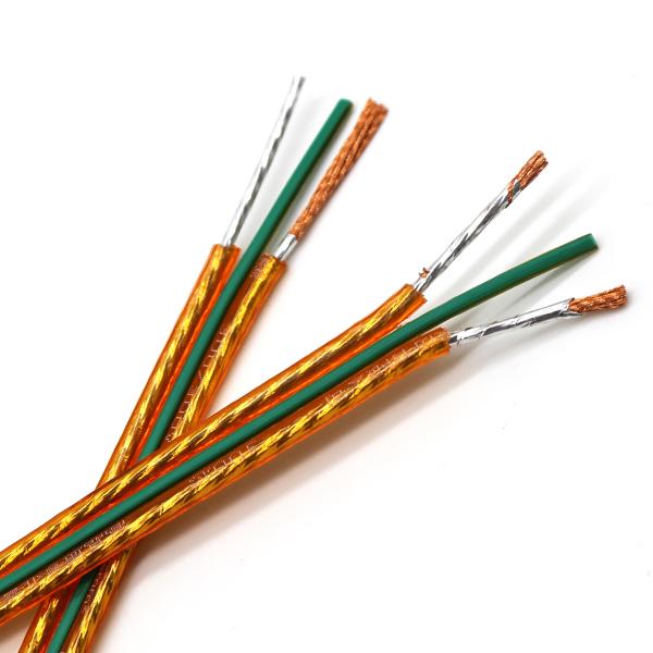 Flat Shielded Speaker Cable Audio Home Theater Copper Wire 18 Awg 21 Awg Speaker Cable
