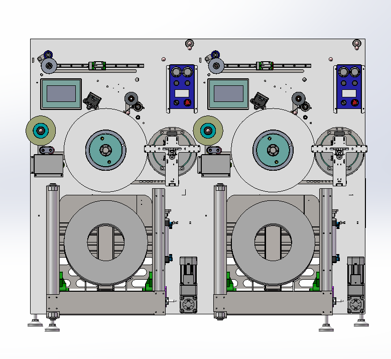 Automatic Tape Winding Machine 220V Automatic Winding System double station