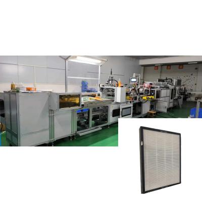 0.6Mpa Heat Recovery Ventilation System Filter Making Machine 86400 Pieces / 1 Month