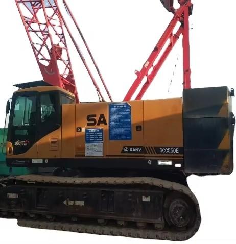 Buy Used Crawler Crane 55 ton SANY SCC550E with Strong Power in Shanghai