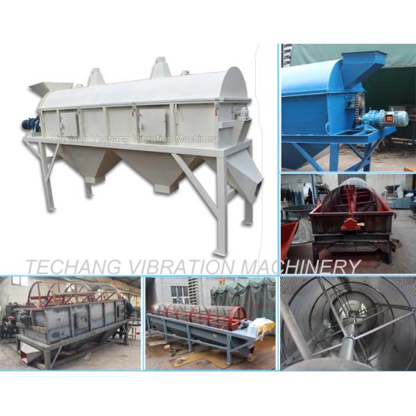Rotary Trommel Screen For Placer Gold PKS Silica Sand Processing Plant