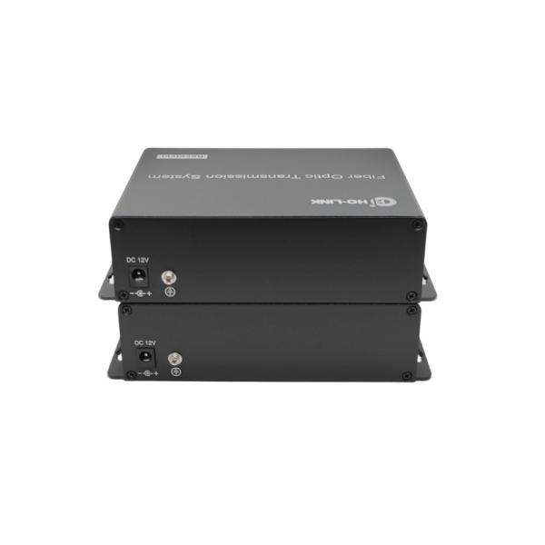 2 Channel Bidirectional AES/EBU Balanced Digital Audio Fiber Optic Converter