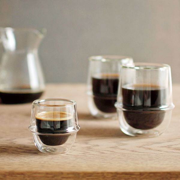 250ml Double Walled Glass Coffee Cup Latte Macchiato Cappuccino Mugs Custom Shape