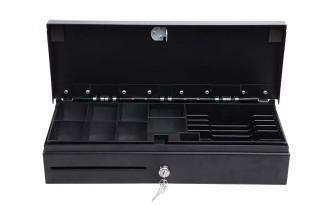 5 Bill RJ11 Flip Top Cash Drawer HS-170A 19.9x8.7x5.5 inch For POS Machine