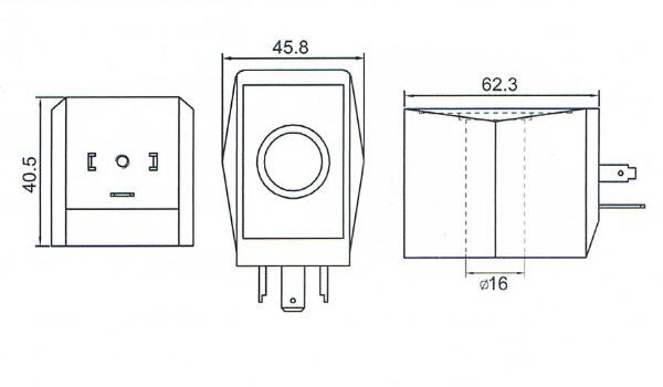 Катушки соленоида серии клапана воды сила 28ВА 30В пневматической электрическая нормальная