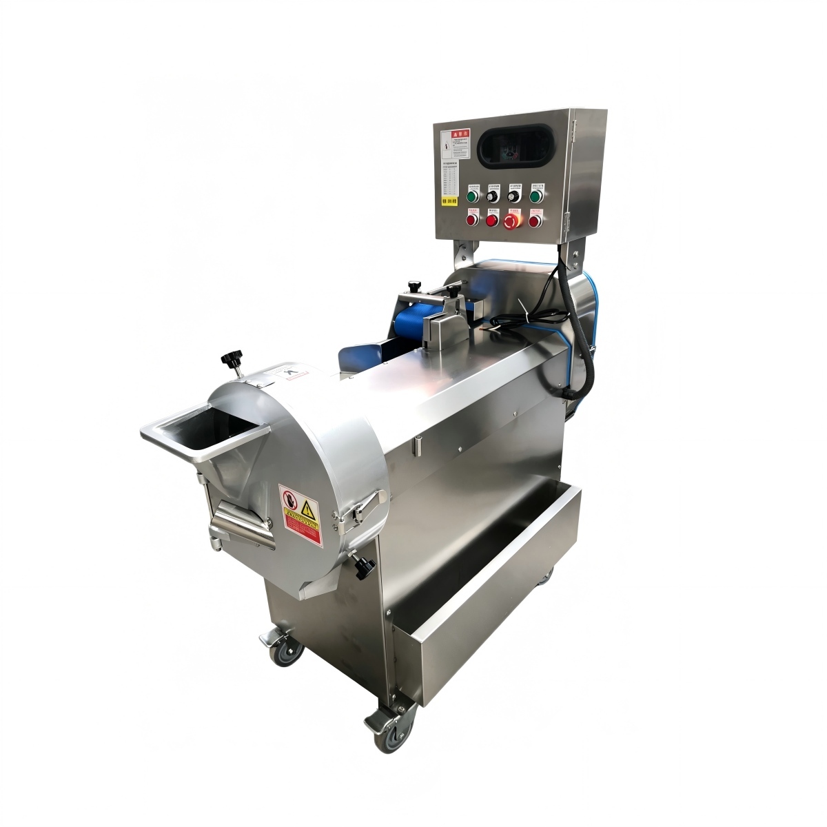 600kg/H-1000kg/H Onion Cutting Machine Industrial Potato Chip Cutter