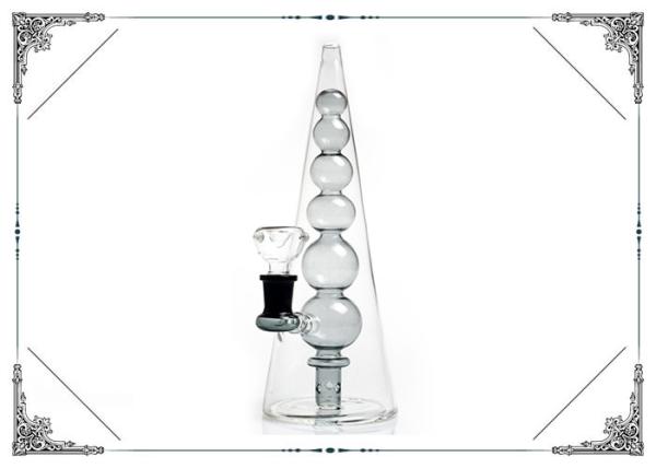 Sugar Coated Glass Bong Smoking Pipes , Haws Style Bottom Beaker Bongs