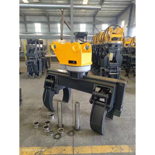 Excavator Attachments Hydraulic Equipment 13-25 Ton Excavator Machine Electric Wire Pole Grapple Pole Grabber