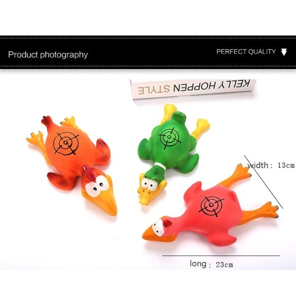 Pet Squeaky Dog Chewing Toy Molar Latex Screaming Turkey 23cm