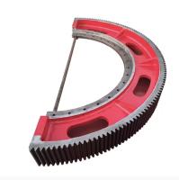 Moulin à billes de coulée personnalisé OEM Rotary Kiln Girth Gear Grand diamètre
