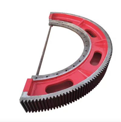 OEM Custom Casting Ball Mill Rotary Kiln Girth Gear Large Diameter Gear
