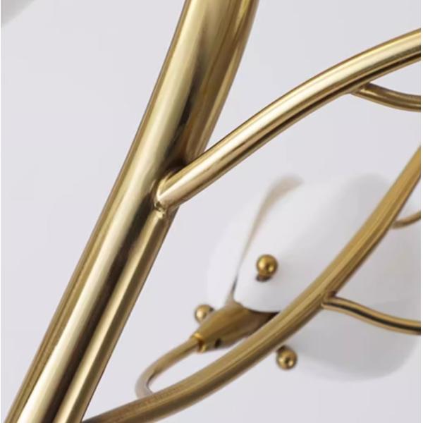 Hotel Elegant Magnolia Flower Ceramic Wall Bowl Sconce Light