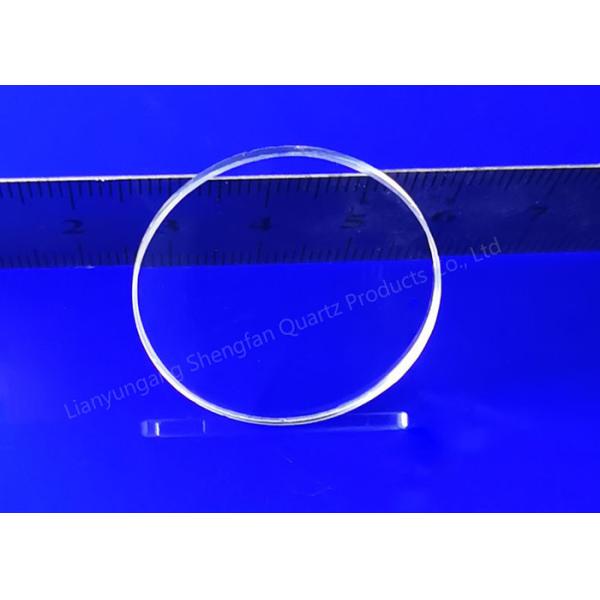 Morse 6.5 Optical Glass Thin Round Fused Silica Plate