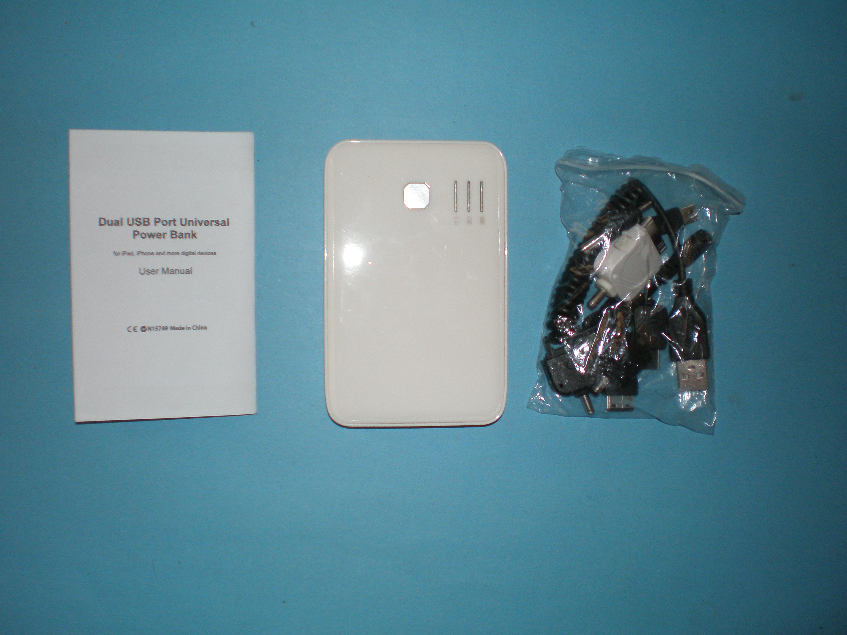 5000mah Polymer Li-ion Battery Dual USB Portable Battery Charger For IPhone 4 And IPad