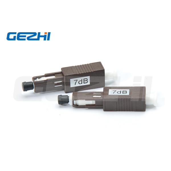 Customized MU/UPC Single Mode Fiber Optic Attenuator with 1260~1620nm Wavelength and 1~25dB Attenuation Featuring Zirconia Ceramic Ferrule