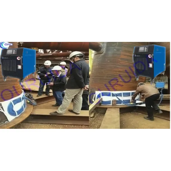 DSP-80kw Air Cooling Digital Induction Heating Machine/ Equipment for Preheating with Offshore Platform Welding