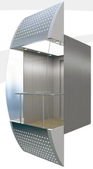 Shopping Center Observation Elevator Rated Capacity 450 - 1600KG
