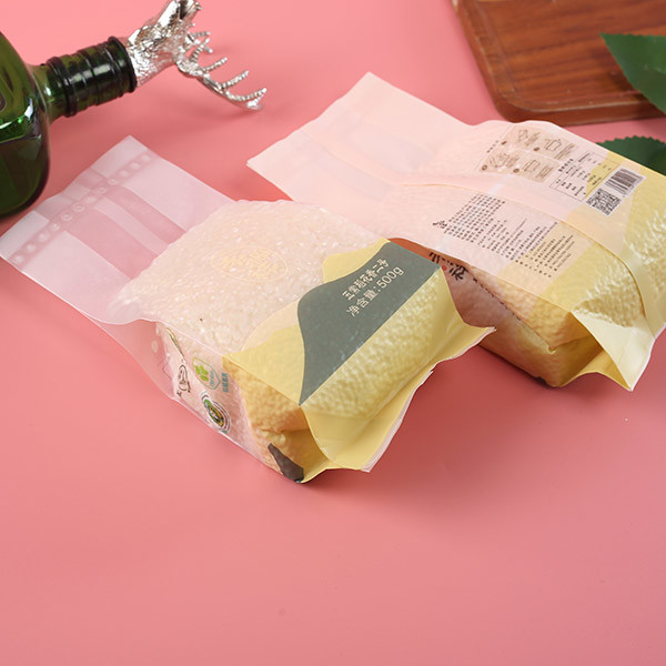 Таможня 1KG напечатала упаковывая сумку риса вакуума Gussets 2KG стороны сумок