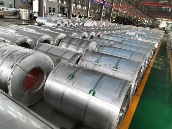 Coil d'acier galvanisé GI trempé à chaud avec revêtement en zinc de 30 à 275 g/m2 et garantie 0,48*1000 mm Taille Big Spangel DX51D 80 g