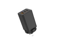 OEM GaN carregadores de telemóvel PD 65W Carregador de telemóvel de carregamento rápido 2 USB C USB A GaN Carregador de parede